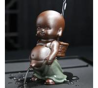 TPIONEER Passoire à thé Pipi Petit Moine décoration créative pisse Enfant poupée Spray céramique Personnage Artisanat Filtre à thé Accessoires