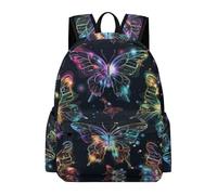 TPISLI Beau Sac À Dos D'école De Papillon Pour Des Garçons Filles Enfants Sac Coloré Cartable Papillon De Voyage Primaire Adolescent Bookbag Pour La Saison Scolaire