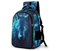TPISLI Cartable 8 10 Ans Fille Sac Dos Ecole Primaire Animal Loup Cartable Ecole Garcon Primaire Sac Ados Wolves Loup Garçon Cartable Ecole Garcon Primaire CE2 CE1