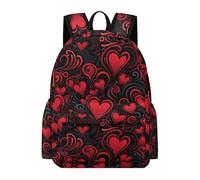 TPISLI Cartable Amour Cœurs Élève Garçon Sac d'École Cœurs Élève Fille 7-12 Ans CE1 CE2 Sac Scolaire Léger Imperméable pour Rentrée Scolaire Voyage et Cours Usage Quotidien