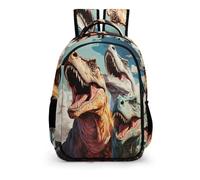 TPISLI CArtable Animal Dinosaureeee Garçons Sac À Dos Pour Enfants Et Adolescents, CArtables Scolaires Grande Capacité, Sac À Dos Dinosauree Etanche Décontracté Bon Pour L'école