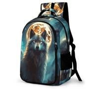 TPISLI Cartable Animal Loup Garçon Primaire Sac College Garcon Sac A Dos Wolves Garcon Sac College Garcon Sac Ados Garcon Cartable Garçon
