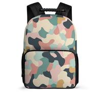 TPISLI Cartable Camouflage Enfants 7-11 Ans Sac Scolaire Camo pour Enfants CP CE1 Bookbag, Poignée Solide Détails en Feutre Promenade Randonnée