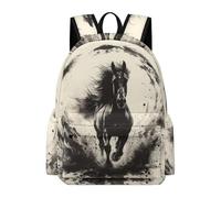 TPISLI Cartable Cheval Fille Garçon Primaire, Sacs À Dos Animal Cheval Enfants Fille Garçon 5-12 Ans Léger Pour Adolescents Scolaire Randonnée Voyage