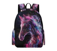 TPISLI Cartable Cheval Fille Primaire Collège Élémentaire Sac À Dos Garçons Scolaire, Sacs Animal Cheval Pour D'école Enfant Ado 8 9 10 11 12 13 14 15 16 17 18 Ans School Bags
