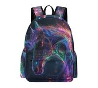 TPISLI Cartable Cheval Fille Primaire Collège Élémentaire Sac À Dos Garçons Scolaire, Sacs Animal Cheval Pour D'école Enfant Ado 8 9 10 11 12 13 14 15 16 17 18 Ans School Bags