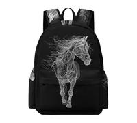 TPISLI Cartable Cheval Garcon Primaire College - Sac A Dos Animal Cheval Pour Enfants, Cadeau Pour Les Garçons Et Les Filles Âgés De 10 À 12 Ans, Sac D'école Grande