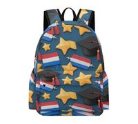 TPISLI Cartable Drapeau Pays-Bas Garçon 11 Ans Cartable Scolaire Remise de Diplôme Élèves 12-15 Ans School Bag Durable Imperméable Cadeau de Rentrée Voyage École Voyage Usage Quotidien