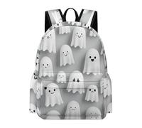 TPISLI Cartable Fantôme Enfants 7-11 Ans Sac d'École Style Gothique Garçons CE2 CM2 Daypack Léger Durable Cours Usage Quotidien Sorties Loisirs École Voyage Promenade