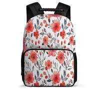 TPISLI Cartable Floral Spring Thème Enfants 5-10 Ans Sac d'École Fleurs pour Filles CM1 CM2 Daypack, Détails en Feutre Poches Latérales Cadeau Anniversaire