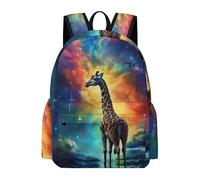 TPISLI Cartable Girafe Fille Primaire Collège Élémentaire Sac À Dos Garçons Scolaire，Sacs Imprimé Animaux Pour D'école Enfant Ado 8 9 10 11 12 13 14 15 16 17 18 Ans School Bags