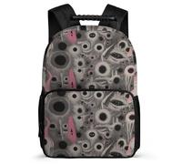 TPISLI Cartable Graffiti Eye Art Cours Primaire pour Garçons Filles Sac à Dos Colourful 7-12 Ans School Bag, Dos Rembourré Poches Latérales Voyage Quotidien