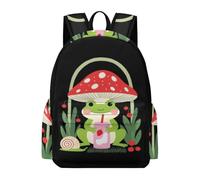 TPISLI Cartable Grenouille Fille Sac à Dos Petit Animal Élève Garçon 8-12 Ans CE2 CM1 Cartable Scolaire Imperméable Grand pour Usage Quotidien Promenade et Voyage Loisirs