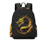 TPISLI Cartable Le Le Dragon Pour Filles Sac À Dos Le Le Dragon Primaire College Sac Ecole Élégant Et Léger Pour Les Adolescents Pour 9-16ans，Sac D'école Le Le Dragon