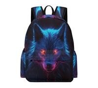 TPISLI Cartable Loups Garcon Primaire, Grand Sac D'école En Animal Loup Pour Enfants De CE2 CM1 CM2, Sac A Dos Primaire Garçon, 8-16 Ans