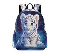 TPISLI Cartable Mignon Tigre Filles et Garçons 12-15 Ans Sac Scolaire Design Animal CM1 CM2 Léger Grand Format pour Cadeau du Nouvel An École Voyage et Loisirs Usage Quotidien
