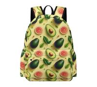 TPISLI Cartable Motif Avocat Pomelo Garçon CE2 Sac Scolaire Fruit Enfants 10 Ans Backpack Léger Scolaire Loisirs Usage Quotidien Promenade École Voyage