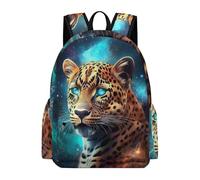 TPISLI Cartable Motif Guépard Fille CM1 Sac d'École Animal Élèves 9-13 Ans Cartable Durable Léger Durable Cours Usage Quotidien Promenade École Voyage