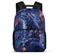TPISLI Cartable Motif Léopard pour Filles Garçons Primaire, Sac d'École Guépard Animal 7-12 Ans, Sac à Dos, Daypack, Dos Rembourré, Poignée Solide, Loisirs Sorties