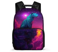 TPISLI Cartable Motif Léopard pour Filles Primaire, Sac d'École Guépard Animal 8-12 Ans, Sac à Dos, Bookbag, Promenade Randonnée, Usage Quotidien, Cadeau