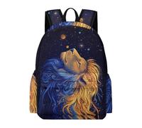 TPISLI Cartable Motif Lion Fille Garçon 8-12 Ans Sac d'École Motif Animal CE2 CM1 Léger Imperméable Durable pour Voyage Loisirs Promenade Sorties Usage Quotidien Rentrée Scolaire