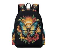 TPISLI Cartable Papillon Filles Primaire Sac À Dos Pour Enfants Sac D'école Papillon Coloré Grande Capacité Garçon Sac École Fille Cartable Pour Quotidien Et Voyage De 7 À 16 Ans