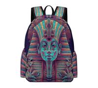 TPISLI Cartable Pharaon de Égypte Enfant Fille 7-11 Ans Sac à Dos Égyptien Garçon CP CE1 Cartable Scolaire Imperméable Grand pour École Sorties et Rentrée Scolaire, School Bag