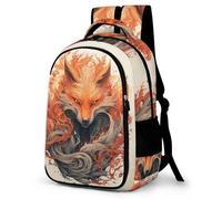 TPISLI CArtable Renard à Neuf Queues Garçon Primaire Sac College Garcon Sac A Dos Animaux Garcon Sac College Garcon Sac Ados Garcon CArtable Garçon