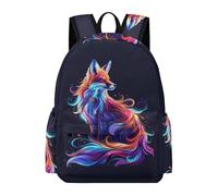 TPISLI Cartable Renard Fille Garçon 9-13 Ans Sac d'École Vie Marine CE2 CM1 Léger Grand Format pour Cadeau du Nouvel An École Voyage Loisirs Usage Quotidien Rentrée Scolaire