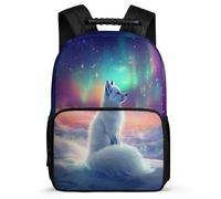 TPISLI Cartable Renard Motif Enfants 7-11 Ans Sac à Dos Animal Design pour Garçons Filles École Primaire School Bag, Poignée Solide Détails en Feutre Promenade Randonnée