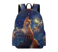 TPISLI Cartable Renard pour Garçons et Filles 8 Ans Sac d'École Renard Animal CE1 CE2 CM1 Sac à Dos Grand Format Durable pour Voyage Randonnée Loisirs, Backpack Usage Quotidien et Sorties