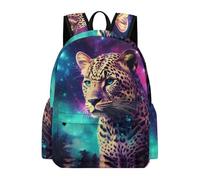 TPISLI Cartable Sac École Pour Filles Garçons，Sac À Dos Guépard Pour Primaire Collège，Sac Léopard Animaux Scolaire，Loisirs Cartable Guépard Primaire Adolescent Bookbag