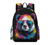 TPISLI Cartable Sac École Pour Filles Garçons, Sac À Dos Mignon Panda Pour Primaire Collège, Sac Thème Animalier Scolaire, Loisirs Cartable Mignon Panda Primaire Adolescent Bookbag