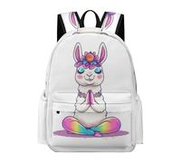 TPISLI Cartable Scolaire Amusant Alpaga Fille Garçon 7-11 Ans Sac à Dos Design Lama CE2 CM1 Sac d'École Durable Grand Format pour Cours Voyage Loisirs, Book Bag Rentrée Scolaire et Cadeau