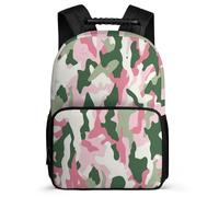 TPISLI Cartable Scolaire Camo Imprimé pour Fille Garçon 5-10 Ans Sac d'École Camouflage CM1 CM2 School Bag, Poignée Solide Dos Rembourré Rentrée Scolaire