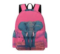 TPISLI Cartable Scolaire Design Éléphant Fille Garçon 7-11 Ans Sac à Dos Animal Éléphant Primaire CE1 CE2 Sac d'École Léger Imperméable pour Cours Voyage Loisirs, Book Bag Rentrée Scolaire et Cadeau