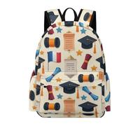 TPISLI Cartable Scolaire Drapeau France Fille CM1 Cartable Thème Remise de Diplôme Garçons CE2 CM2 School Bag Imperméable Grand Voyage Loisirs Promenade Sorties Loisirs École Voyage