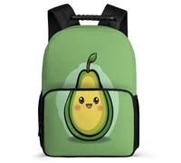 TPISLI Cartable Scolaire Drôle Avocado École Primaire pour Garçons Cartable Fruit Thème 6-11 Ans Backpack, Poignée Solide Léger Durable Cadeau de Rentrée