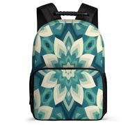TPISLI Cartable Scolaire Fleurs Imprimé pour Garçons Filles CM1 CM2 Sac à Dos Plante Floral 6-11 Ans School Bag, Léger Durable Tissu 1680D Rentrée Scolaire