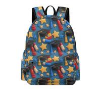 TPISLI Cartable Scolaire Thème Remise de Diplôme Fille 8 Ans Sac Drapeau Espagne Filles CM1 CM2 School Bag Léger Durable, Cadeau de Rentrée Voyage Usage Quotidien Randonnée