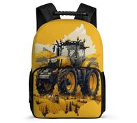 TPISLI CArtable Tracteur Fille Primaire,Durable Léger Sac A Dos Garçon Motif Voiture Enfant 8-13 Ans, CArtables Scolaires Pour Écoles/Voyages/Sorties