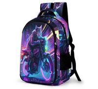 TPISLI Chat Mignon Personnalisé En 3D Sac À Dos Enfants, Léger CArtable Garçons Filles Collège Primaire Imperméable Imprimés de Voiture Sac A Dos Scolaire Pour Adolescents Voyage Loisir