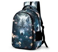 TPISLI Sac A Dos Animal Loup Enfant Garcon Primaire Cartable Ecole Imperméable Loisirs Voyage