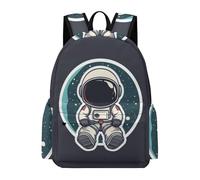 TPISLI Sac à Dos Astronaute Élève Garçon CM1 Sac d'École Astronaute Élève Fille 10 Ans Cartable Scolaire Ordinateur Portable Léger Imperméable pour Promenade École et Loisirs, School Bag