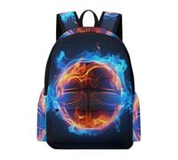 TPISLI Sac À Dos Basket-ball Enfant, Léger Confortable 8-16 Ans Cartable Basket-ball Garçon Primaire Backpack De Basket-ball Pique-nique Randonnée Pour Élèves Du Primaire Et Du Secondaire