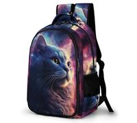 TPISLI Sac A Dos Chat de la Galaxie Enfant Garcon Primaire CArtable Garçon Animal Sac A Dos Ecole Garcon Sac D'ecole Garcon En Imperméable Pour Loisirs Voyage Scolaire