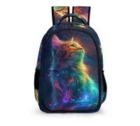 TPISLI Sac À Dos Chat, Enfants Sac D'école Primaire Étudiants CArtables Scolaires Impression De Animal Chat Sacs Léger Élèves Cadeaux De Rentrée Ccolaire 5-12 Ans