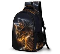 TPISLI Sac À Dos Chat Fille Sac A Dos Impressions d'Animaux Enfants Garçons Filles Grand Sac Ecole Fille Garçon Primaire Sac A Dos Scolaire Poids Léger Avec Poche À Bouteille