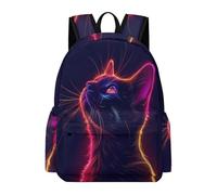 TPISLI Sac À Dos Chat Pour Garçons - Sac À Dos Scolaire De Chaton Cartable Pour Enfants Garçons Filles Adolescents Maternelle Primaire