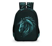 TPISLI Sac À Dos Cheval CArtable Filles Sacs Animal Cheval D'école Scolaire Pour Ado Enfant Sac A Dos Pour Ordinateur Portable Loisir Sac De Voyage